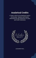 Cover: Analytical Credits - Sagwan Press