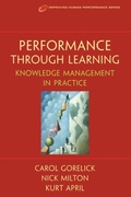 Cover: Performance Through Learning - Butterworth-Heinemann