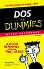 Cover: DOS for Dummies Quick Reference - Hungry Minds Inc,U.S.