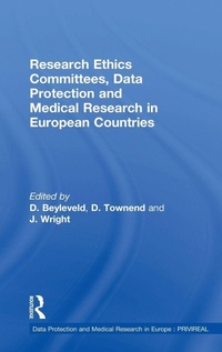 Enlarge image Cover: Research Ethics Committees, Data Protection and Medical Research in European Countries - Routledge