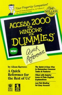 Abbildung von: Access 2000 for Windows for Dummies Quick Reference - Hungry Minds Inc,U.S.