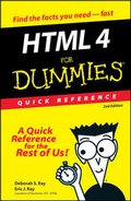 Abbildung von: HTML 4 For Dummies - Hungry Minds Inc,U.S.