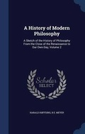 Cover: A History of Modern Philosophy - Sagwan Press