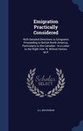 Cover: Emigration Practically Considered - Sagwan Press