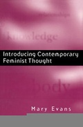 Cover: Introducing Contemporary Feminist Thought - Polity Press