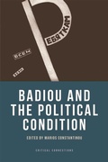 Cover: Badiou and the Political Condition - Edinburgh University Press