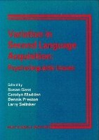 Abbildung von: Variation in Second Language Acquisition - Multilingual Matters