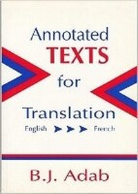 Enlarge image Cover: Annotated Texts for Translation: English-French - Multilingual Matters