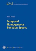 Cover: Tempered Homogeneous Function Spaces - EMS Press