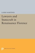 Cover: Lawyers and Statecraft in Renaissance Florence - Princeton University Press