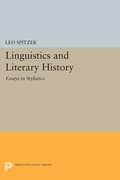 Cover: Linguistics and Literary History - Princeton University Press