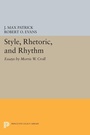 Cover: Style, Rhetoric, and Rhythm - Princeton University Press