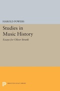 Cover: Studies in Music History - Princeton University Press