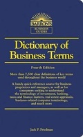 Cover: Dictionary of Business Terms - Barron's Educational Series Inc.,U.S.