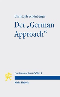 Enlarge image Cover: Der "German Approach" - Mohr Siebeck