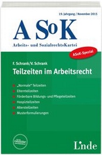 Abbildung von: ASoK-Spezial Teilzeiten im Arbeitsrecht - Linde