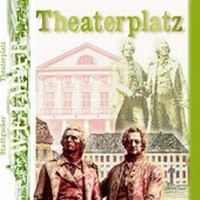 Abbildung von: Stadtgucker - Weimar - Theaterplatz - herzformat