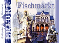 Abbildung von: Stadtgucker - Erfurt - Fischmarkt - herzformat