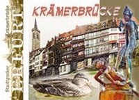 Abbildung von: Stadtgucker - Erfurt - Krämerbrücke - herzformat