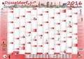 Cover: HANSEL Cartoons Jahresplaner D&uuml;sseldorf 2016 - HANSEL Cartoons