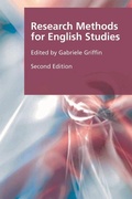 Cover: Research Methods for English Studies - Edinburgh University Press