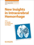 Cover: New Insights in Intracerebral Hemorrhage - S. Karger