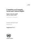Cover: Report on the Forty-eighth and Forty-ninth Sessions of the Committee on Economic, Social and Cultural Rights (30 April - 18 May 2012 and 12-30 November 2012) - United Nations