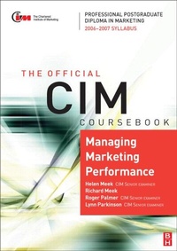 Enlarge image Cover: Managing Marketing Performance 2006-2007 - Butterworth-Heinemann