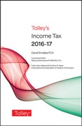 Cover: Tolley's Income Tax 2016-17 Main Annual - Tolley