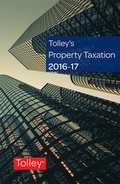 Cover: Tolley's Property Taxation 2016-17 - Tolley