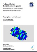 Cover: 1. Landshuter Leichtbaukolloquium (2003) - LC-Verlag der Hochschule Landshut