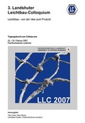Cover: 3. Landshuter Leichtbau-Colloquium (2007) - LC-Verlag der Hochschule Landshut