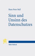 Cover: Sinn und Unsinn des Datenschutzes - Mohr Siebeck