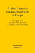 Cover: Strukturfragen des Grundrechtsschutzes in Europa - Mohr Siebeck
