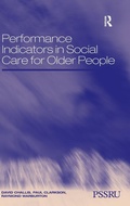 Cover: Performance Indicators in Social Care for Older People - Routledge