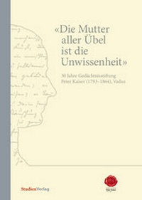 Abbildung von: "Die Mutter aller Übel ist die Unwissenheit" - Studien Verlag