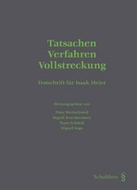 Abbildung von: Tatsachen - Verfahren - Vollstreckung - Schulthess Juristische Medien