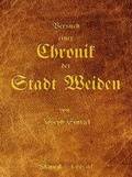 Cover: Versuch einer Chronik der Stadt Weiden - Stangl + Taubald