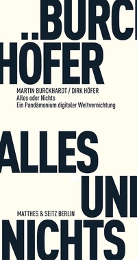 Enlarge image Cover: Alles und Nichts - Matthes & Seitz Berlin