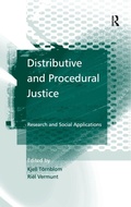 Cover: Distributive and Procedural Justice - Routledge