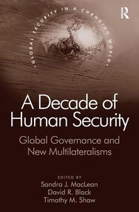 Enlarge image Cover: A Decade of Human Security - Routledge