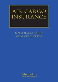 Enlarge image Cover: Air Cargo Insurance - CRC Press