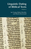 Cover: Linguistic Dating of Biblical Texts: Volume 2 - Routledge