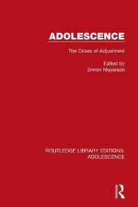 Enlarge image Cover: Adolescence - Routledge