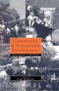 Cover: Community and Sustainable Development - Routledge