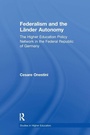 Cover: Federalism and the Lander Autonomy - Routledge