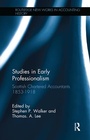 Cover: Studies in Early Professionalism - Routledge