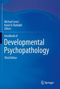 Enlarge image Cover: Handbook of Developmental Psychopathology - Springer