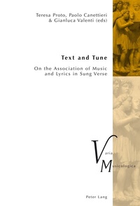 Abbildung von: Text and Tune - Peter Lang Verlag
