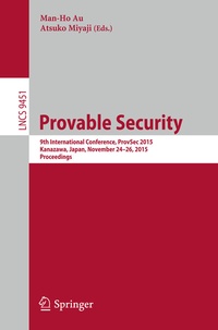 Abbildung von: Provable Security - Springer